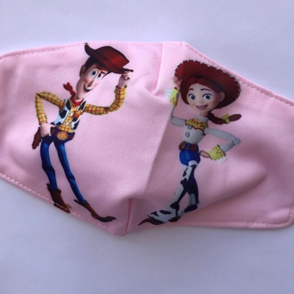 1 pc Kids face mask Toy Story Woody Jessie Forky - Picture 2 of 5